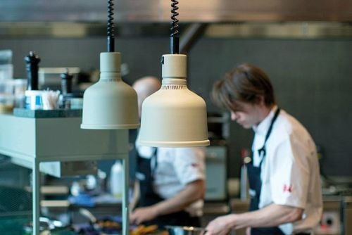 Lampe chauffante cuisine moderne ou traditionnelle