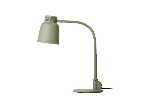 Lampe chauffe plat à poser - gris ciment