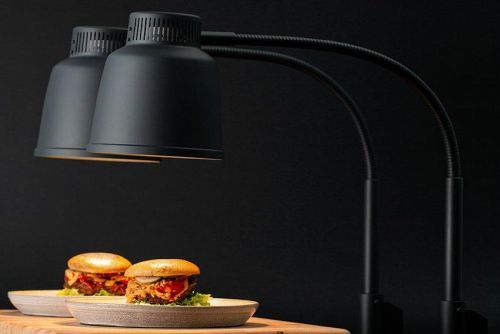 Lampe chauffe plat à poser ou pincer