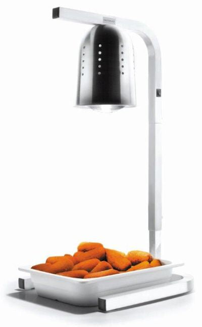 Lampe chauffe plat infrarouge inox