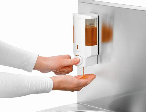 Lave mains avec distributeur de savon intégré