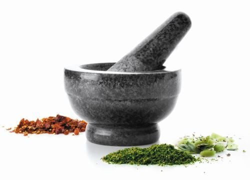 Mortier petit avec Pilon pour la Cuisine - En Granit - Pour épices et