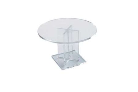 Pied rond pour plateau rehausse présentation buffet - hauteur 10 cm
