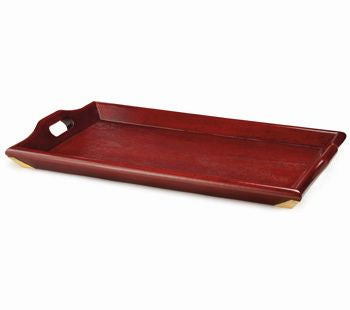 Plateau Service Bois Bambou Carré - Élégant 25x25 Cm Pour Table, Coiffeuse, Mariage & Déco