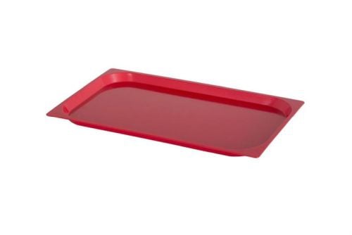 Plateau ABS alimentaire GN1/1 rouge