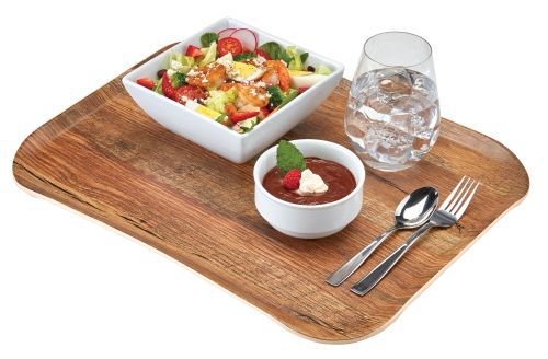 Plateau de service haut de gamme effet bois
