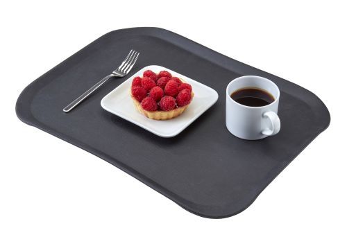 Plateau de service haut de gamme noir mat