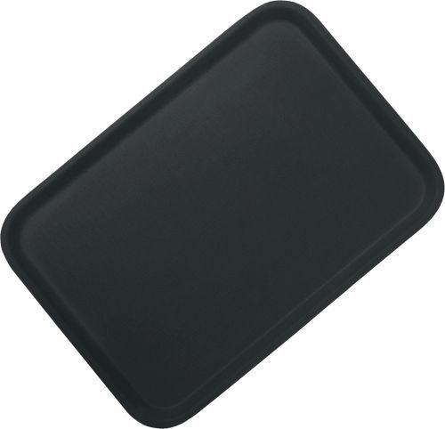 Plateau rectangulaire à surface caoutchouc antidérapante