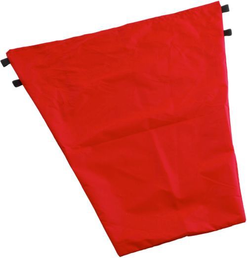 Sac en PVC de 50 litres pour chariot de lavage, rouge