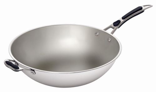 Sauteuse Wok inox de 36 cm de diamètre