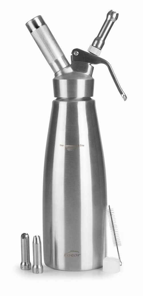 Siphon à crème pour pâtisserie en inox