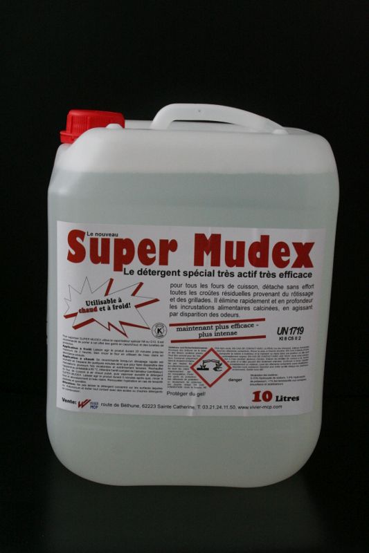 Dégraissant four graisses cuites Super Mudex 10l