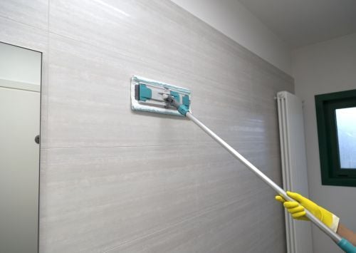 Système de lavage à plat pour murs