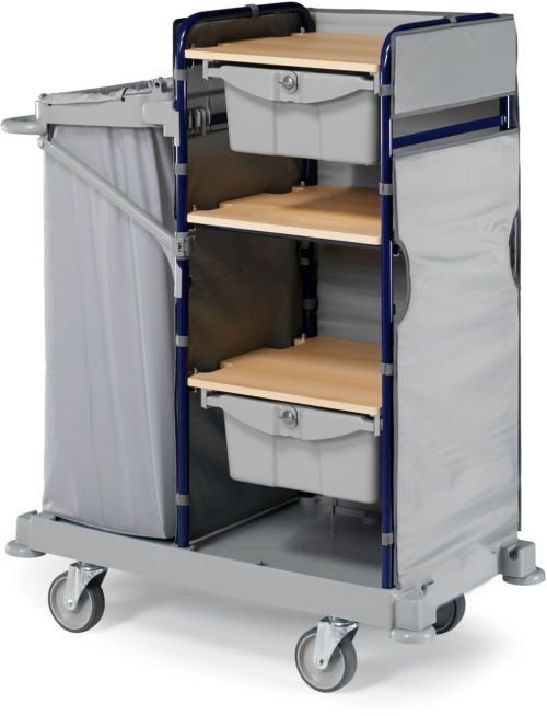 Tiroirs sécurisés sur chariot compact