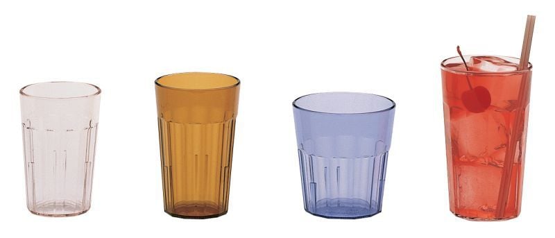 Verres façon verre brisé ultra résistant